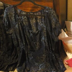 Sheer blouse